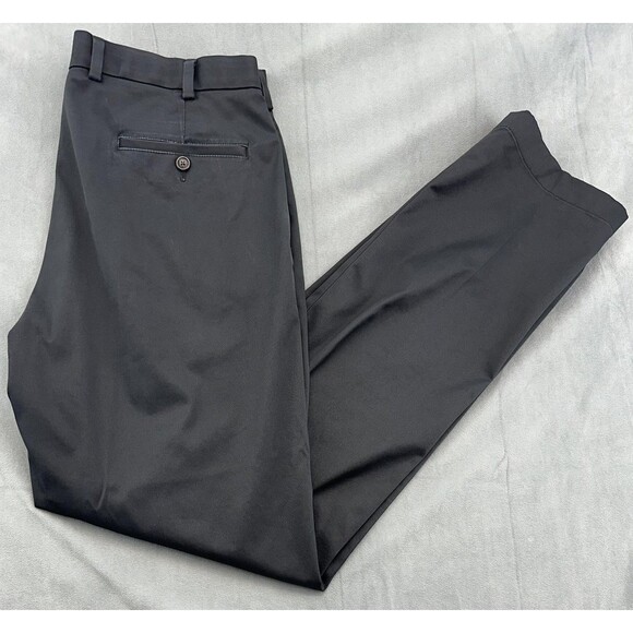 Brooks Brothers Pants Mens 35x34 Black Clark Lightweight Advantage Chino Cotton - Picture 1 of 14